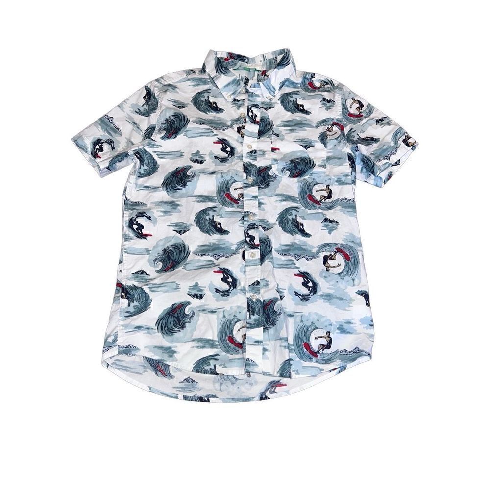 Dip button down vacation shirt small